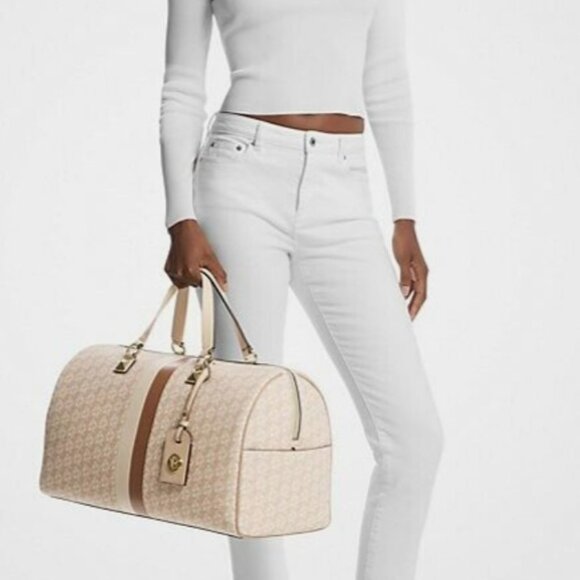 Michael Kors Grayson Travel XL Logo Stripe Weekender Bag (Brand New) - Picture 2 of 7